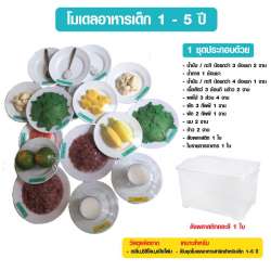 โมเดลอาหารสำหรับเด็ก 1 - 5 ปี 0